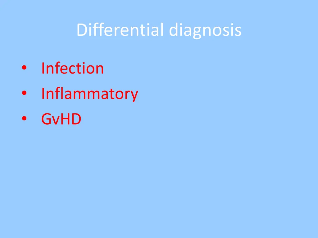 differential diagnosis