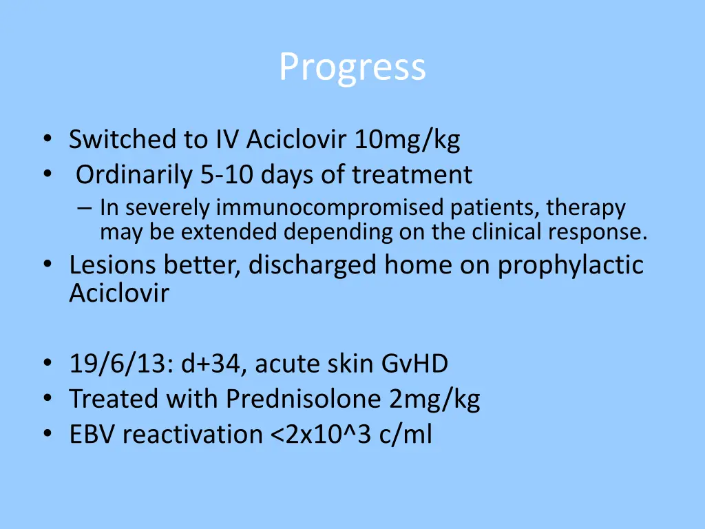 progress