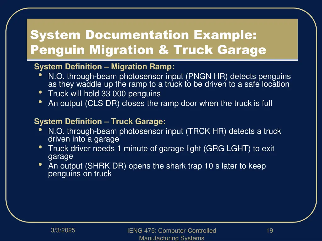 system documentation example penguin migration