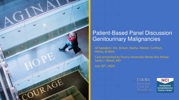 patient based panel discussion genitourinary