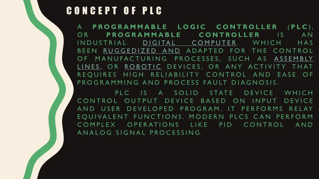 c o n c e p t o f p l c