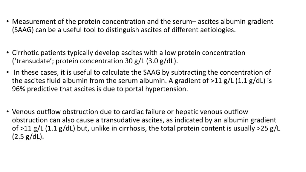 measurement of the protein concentration