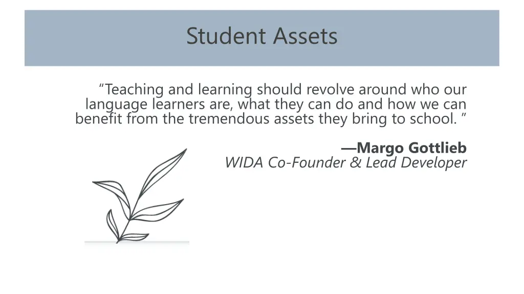 student assets