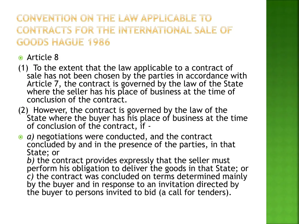 convention on the law applicable to contracts