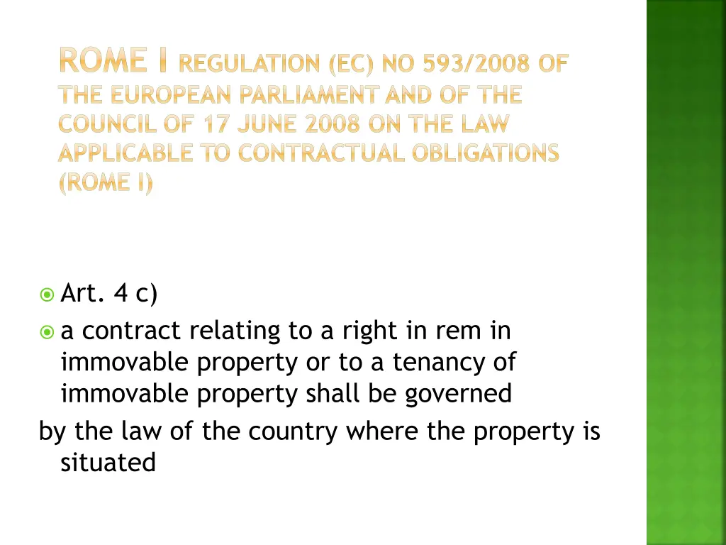 rome i regulation ec no 593 2008 of the european
