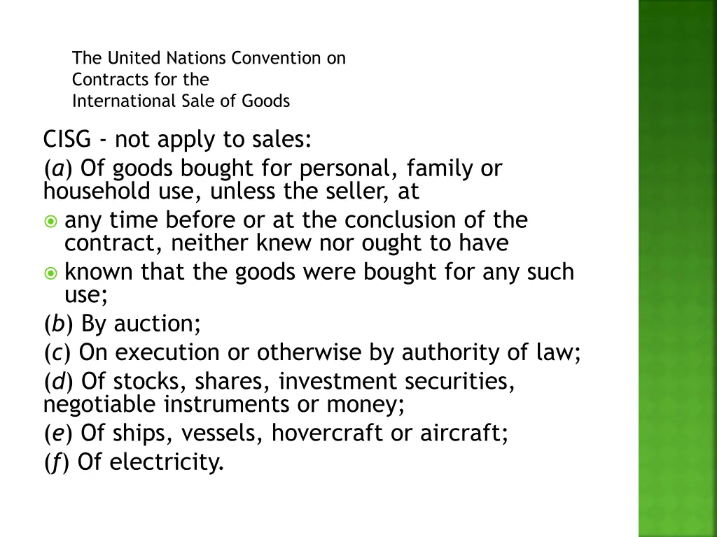 the united nations convention on contracts