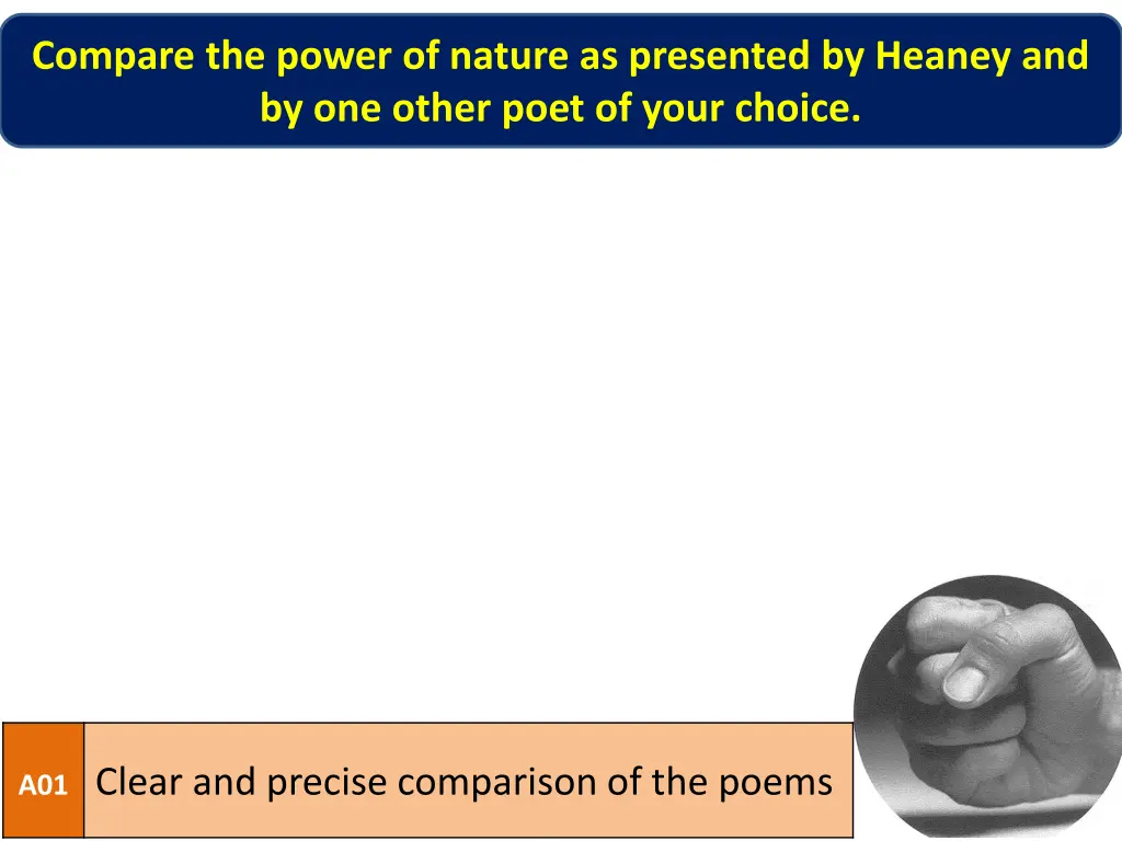 compare the power of nature as presented