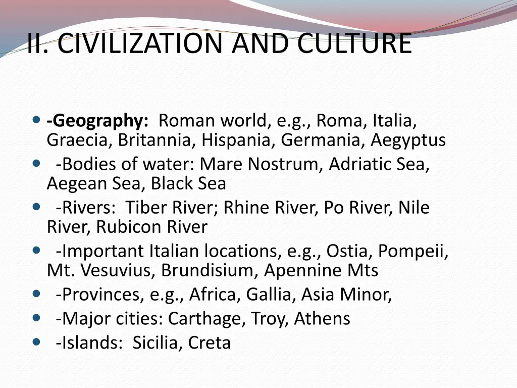 ii civilization and culture