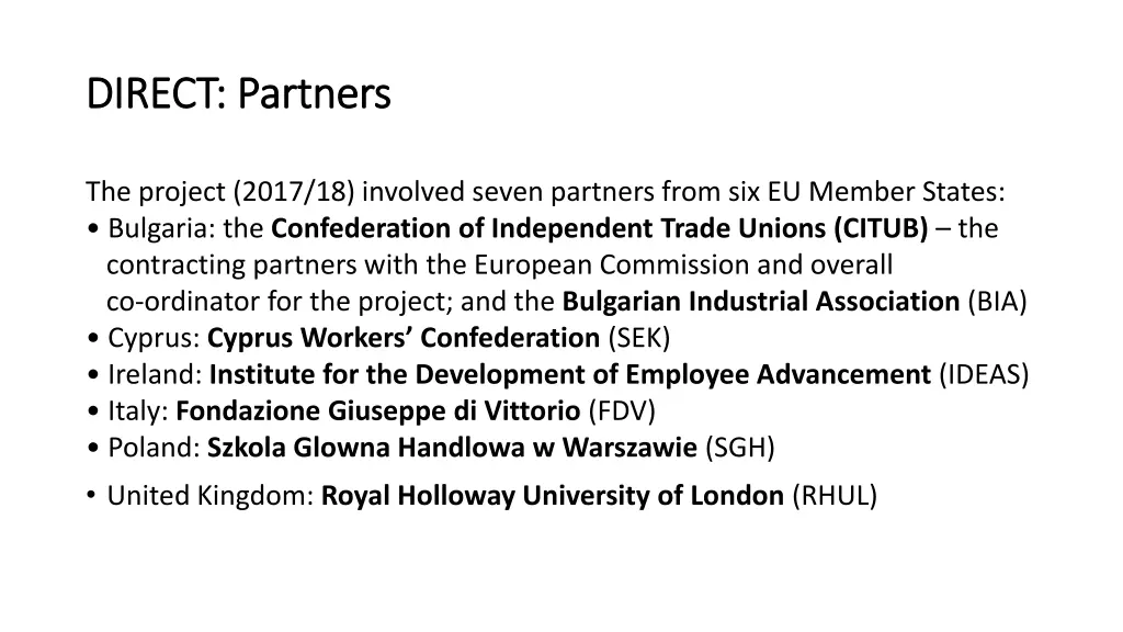 direct partners direct partners