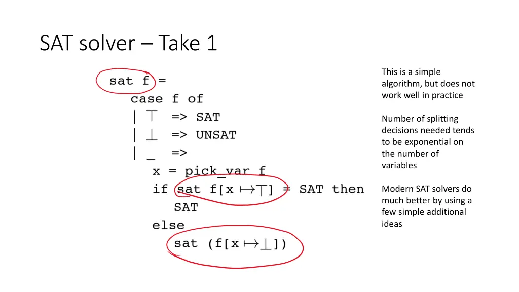 sat solver take 1 1