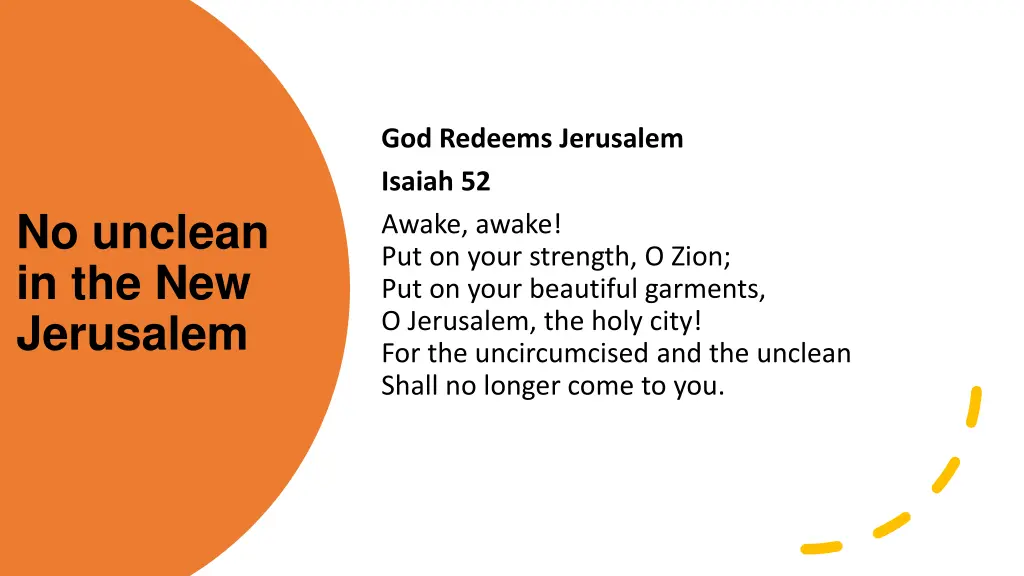 god redeems jerusalem isaiah 52 awake awake