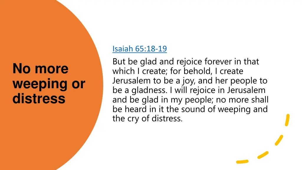 isaiah 65 18 19 but be glad and rejoice forever