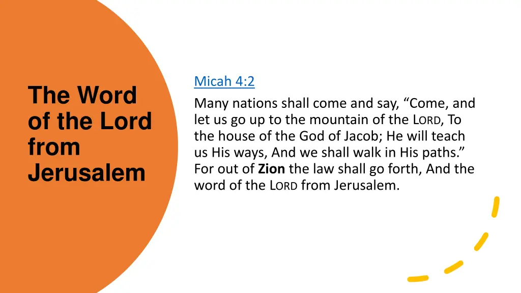 micah 4 2 many nations shall come and say come
