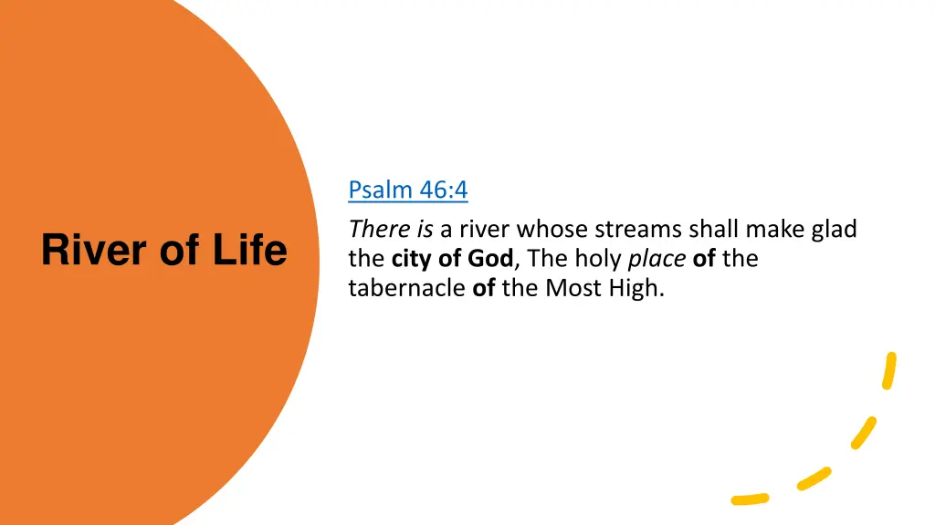 psalm 46 4 there is a river whose streams shall