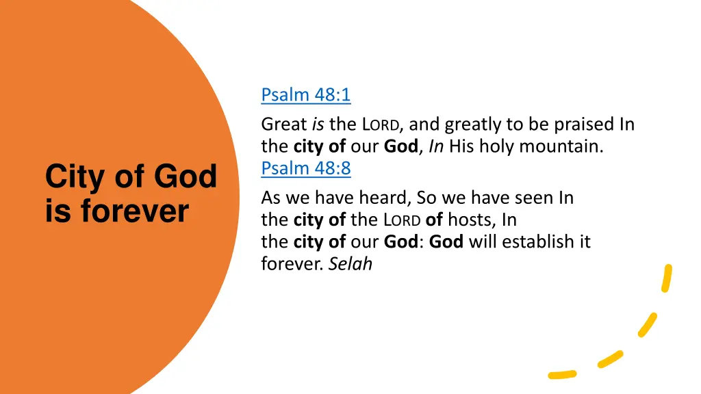 psalm 48 1 great is the l ord and greatly