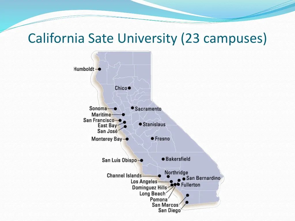 california sate university 23 campuses