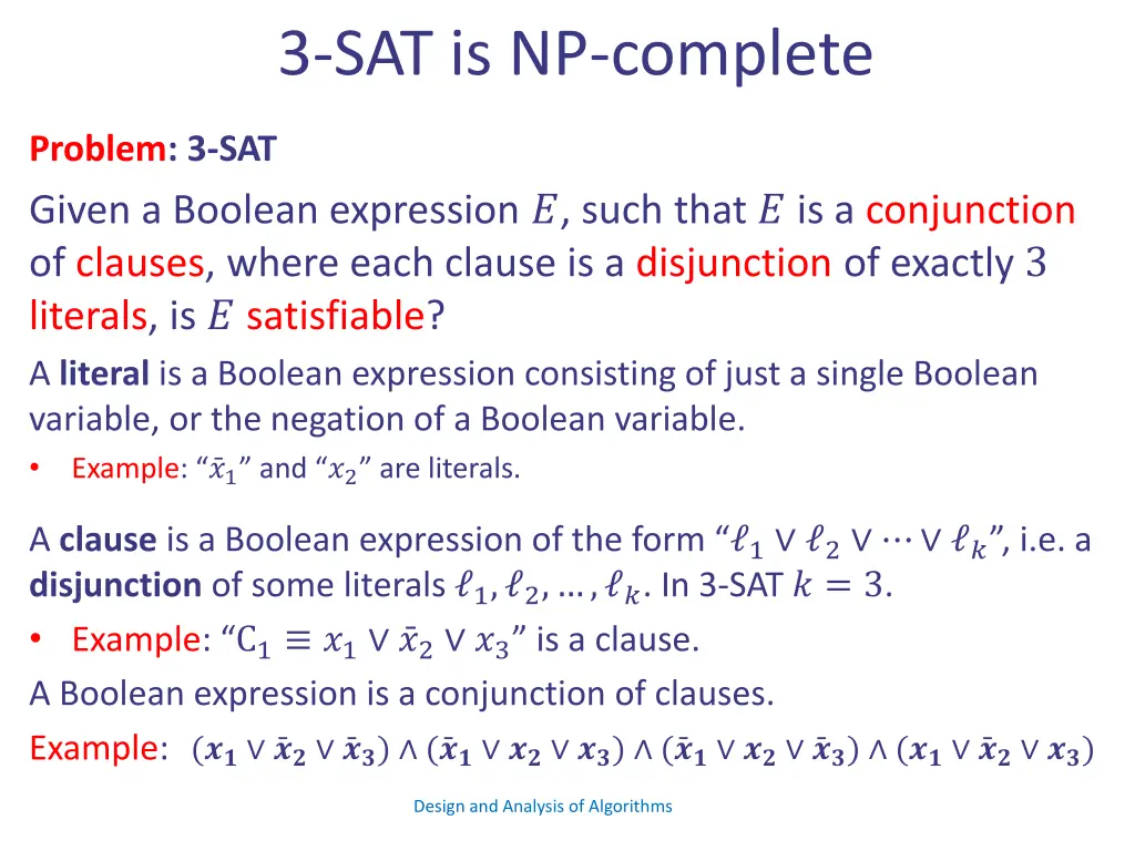 3 sat is np complete 2