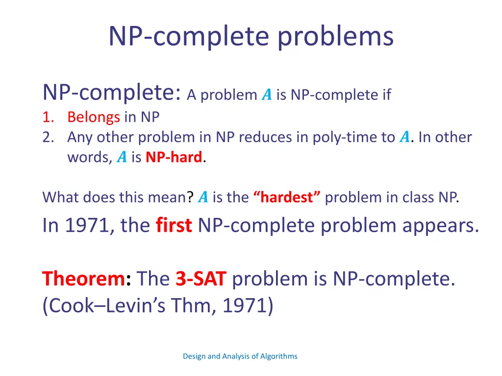 np complete problems 1