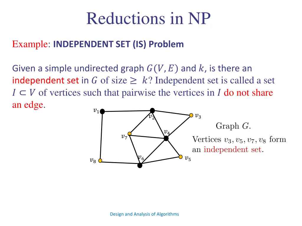 reductions in np