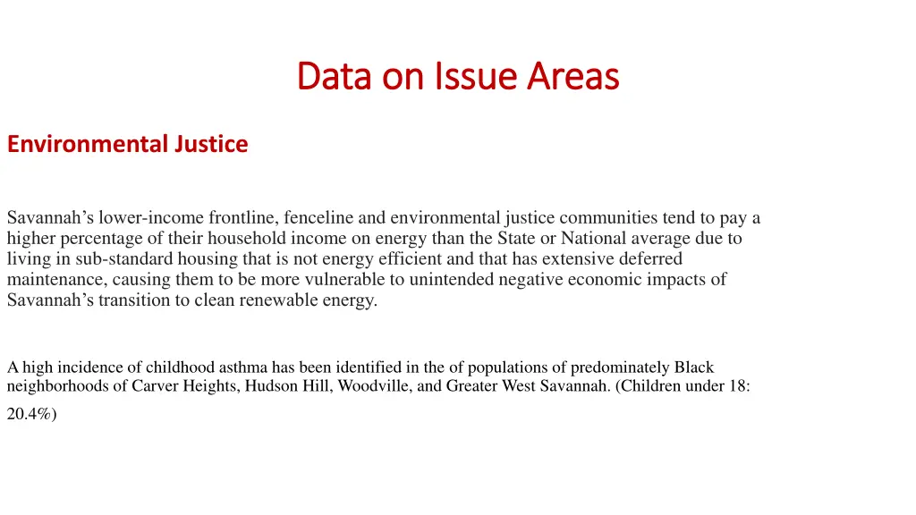 data on issue areas data on issue areas 6