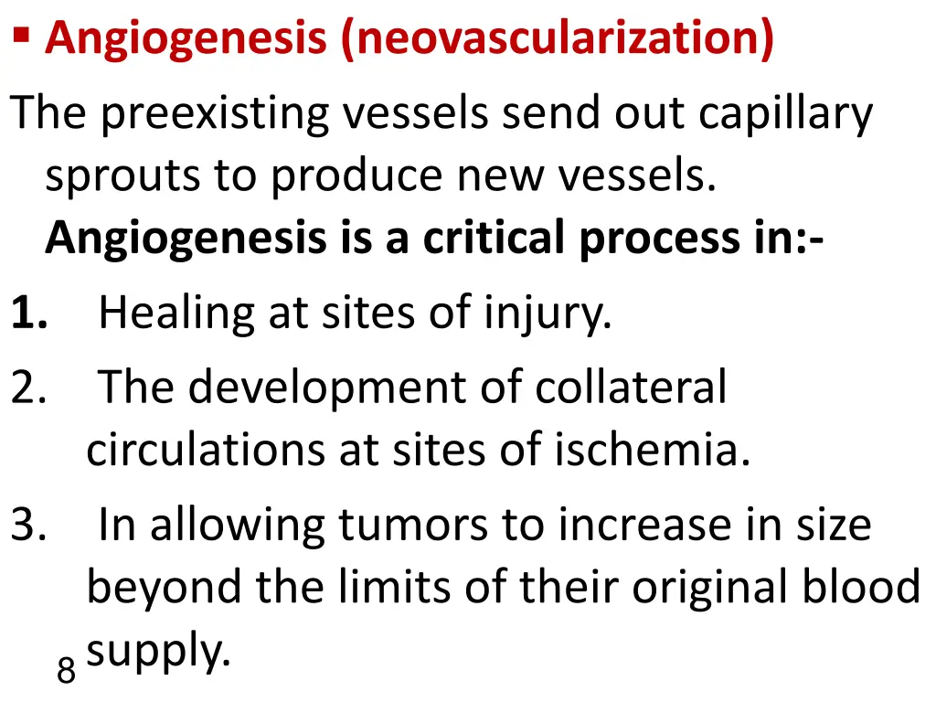 angiogenesis neovascularization the preexisting