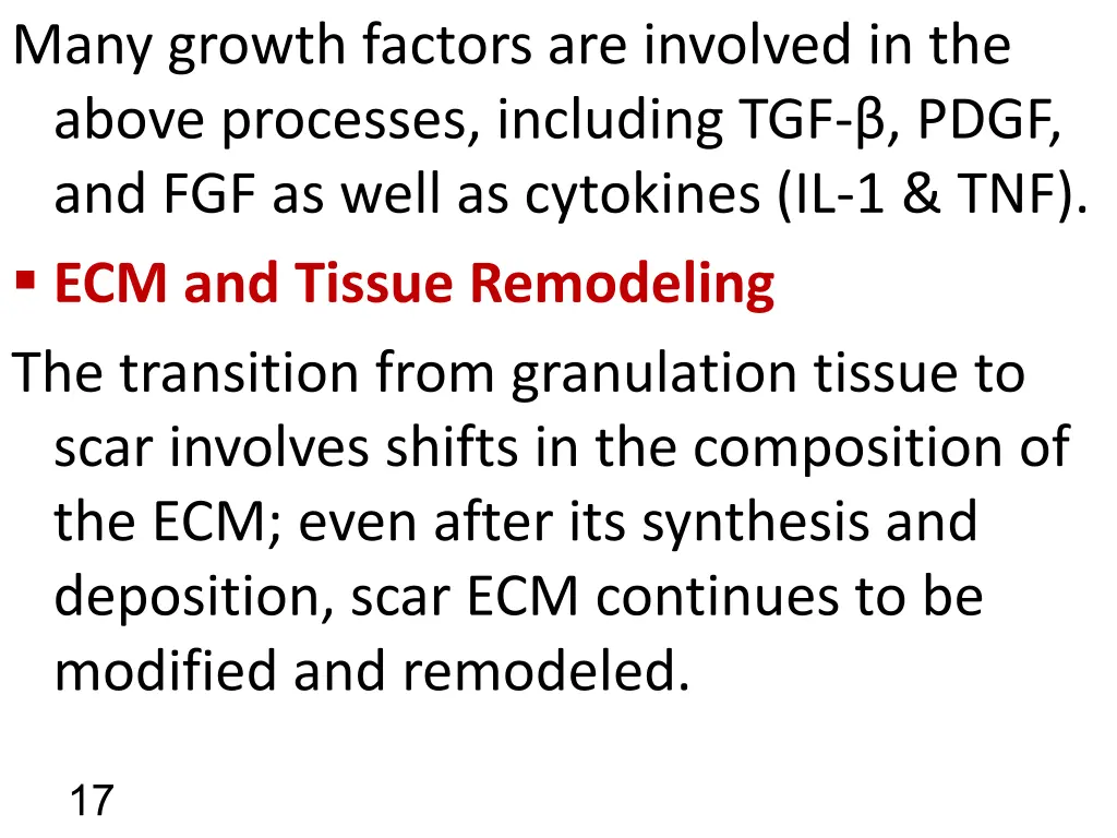 many growth factors are involved in the above