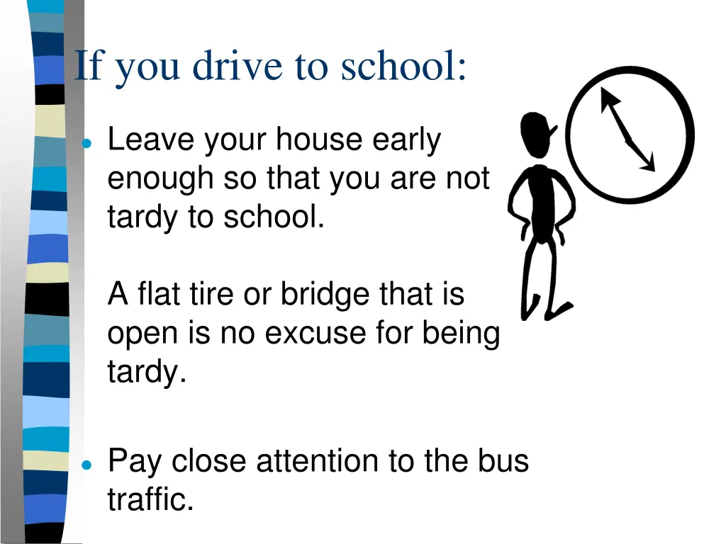 if you drive to school 1