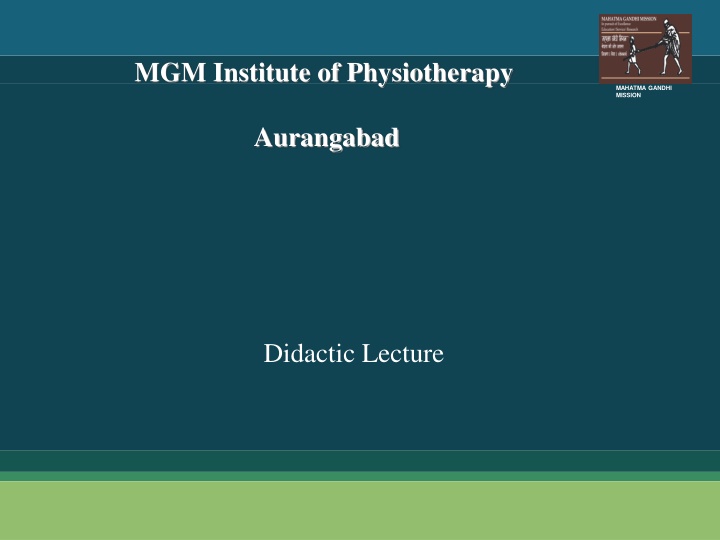 mgm institute of physiotherapy