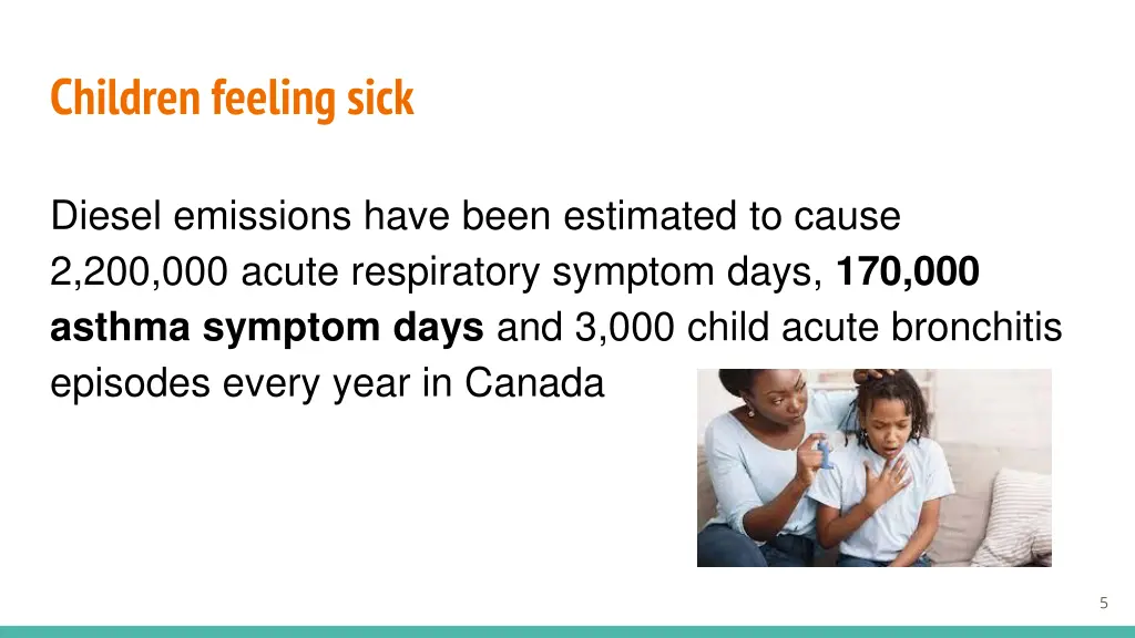 children feeling sick