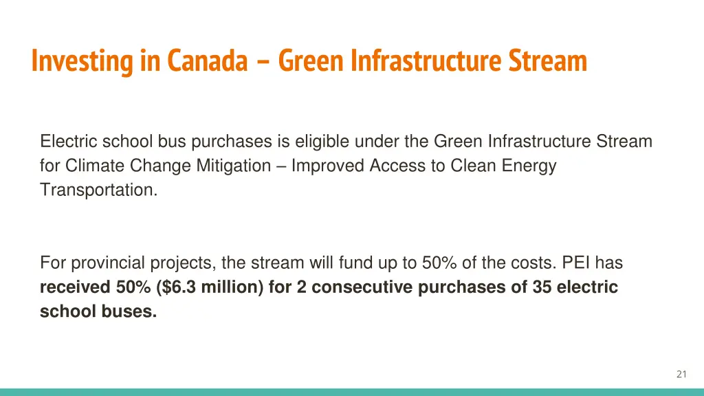 investing in canada green infrastructure stream