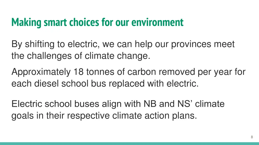 making smart choices for our environment