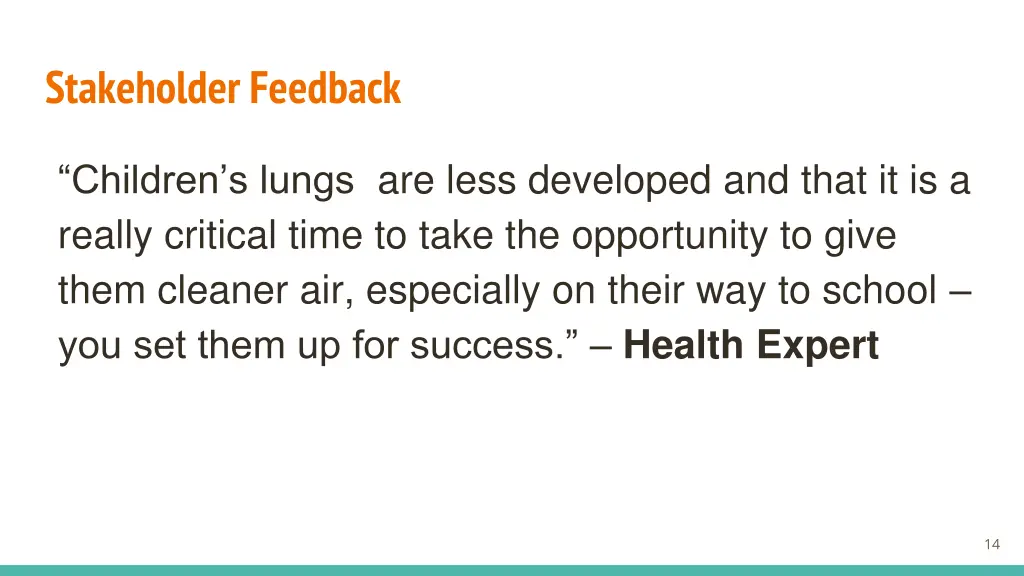 stakeholder feedback 1