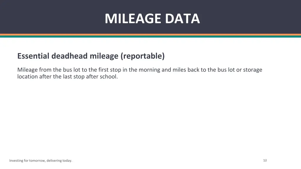 mileage data 2