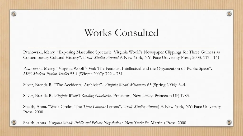 works consulted 5