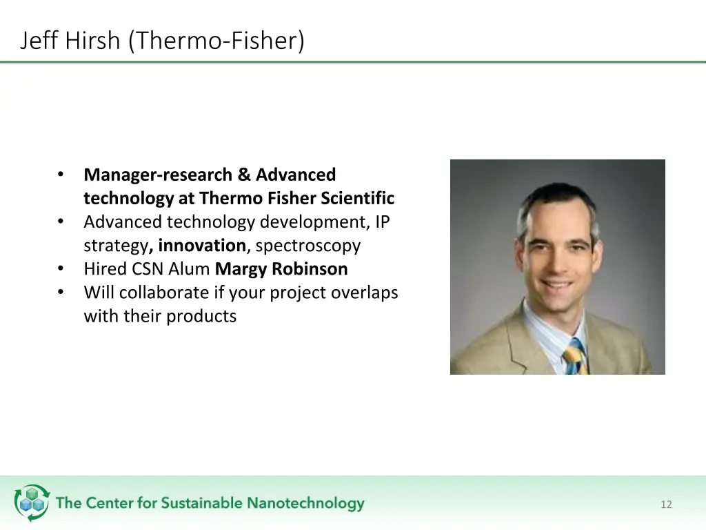 jeff hirsh thermo fisher