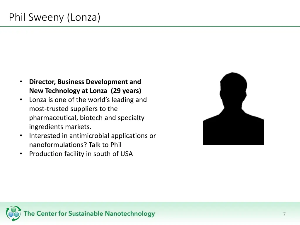 phil sweeny lonza