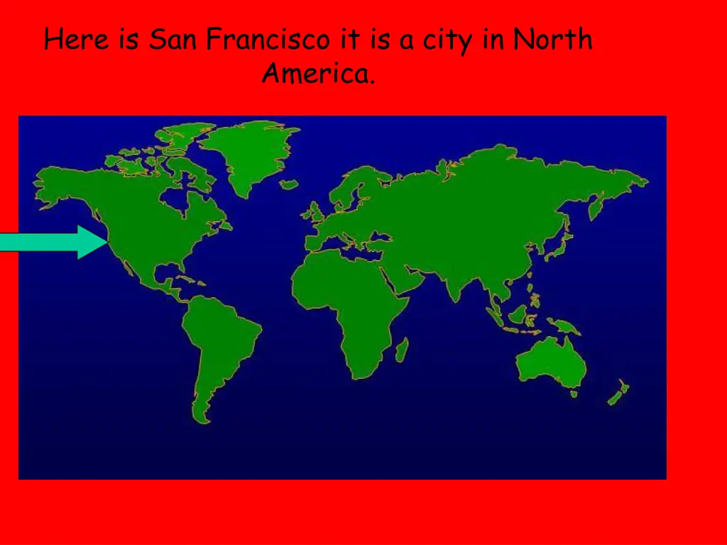 here is san francisco it is a city in north