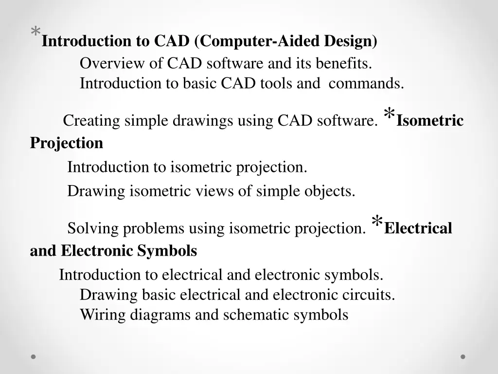 introduction to cad computer aided design