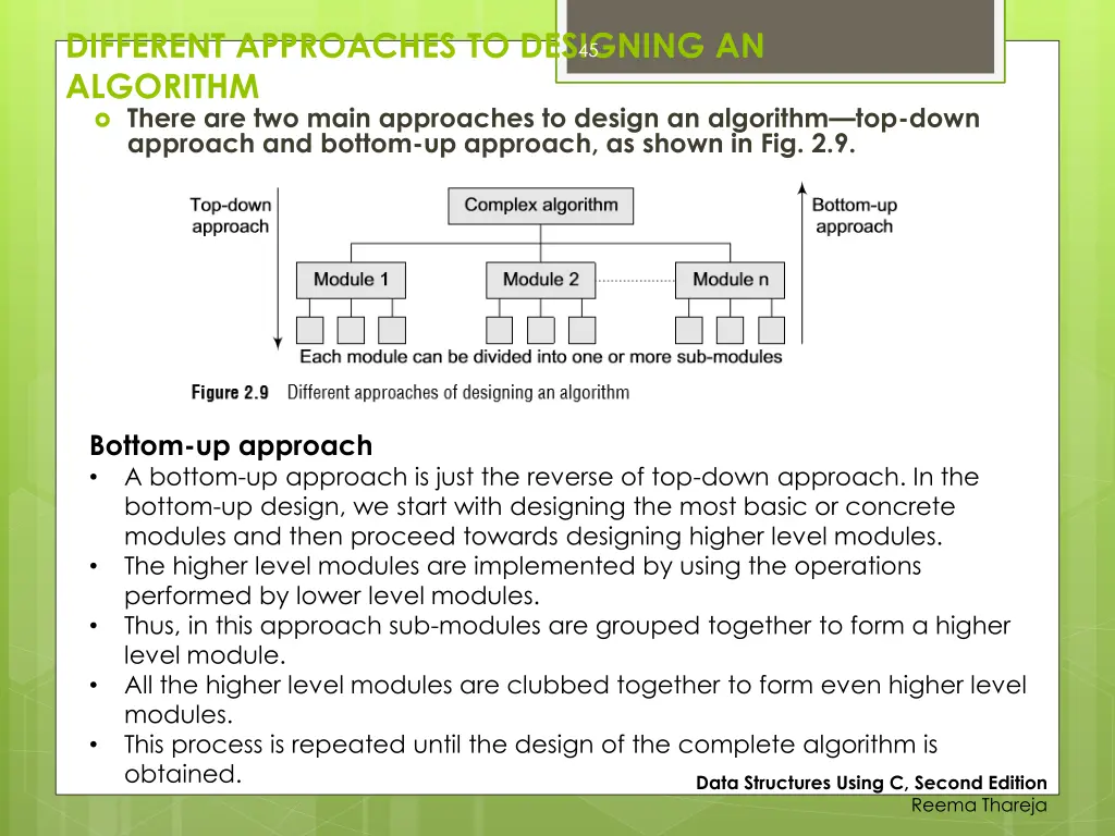 different approaches to designing an algorithm 1