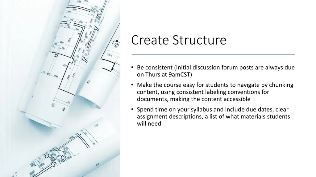 create structure