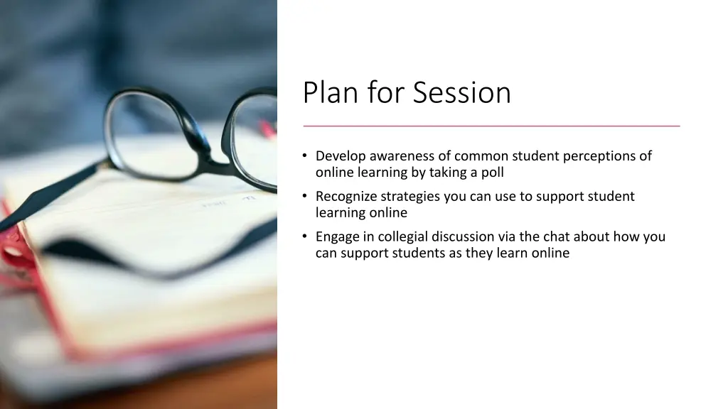 plan for session