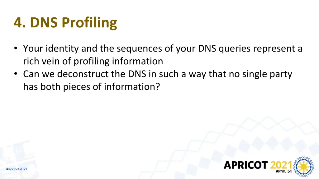 4 dns profiling