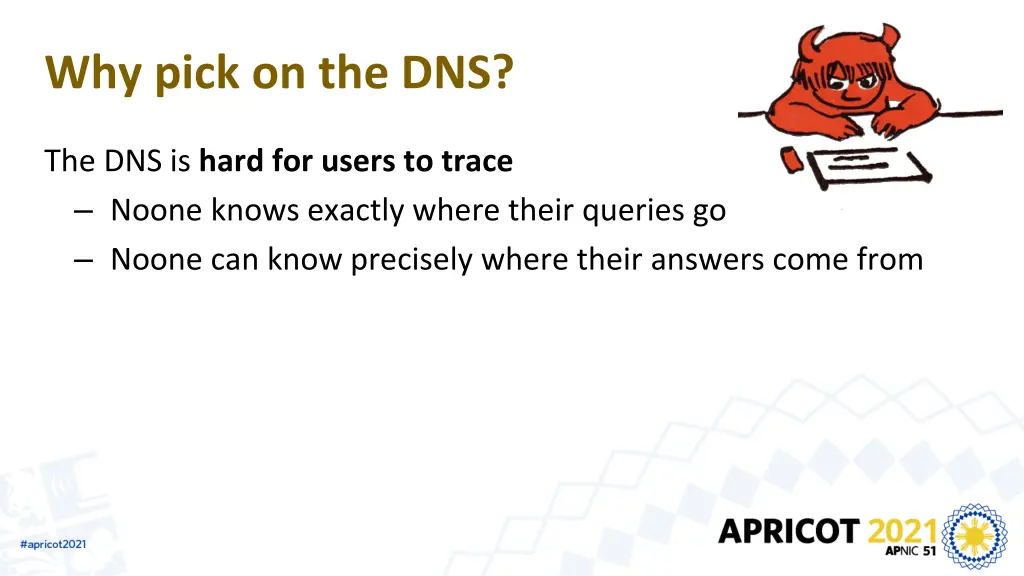 why pick on the dns 2