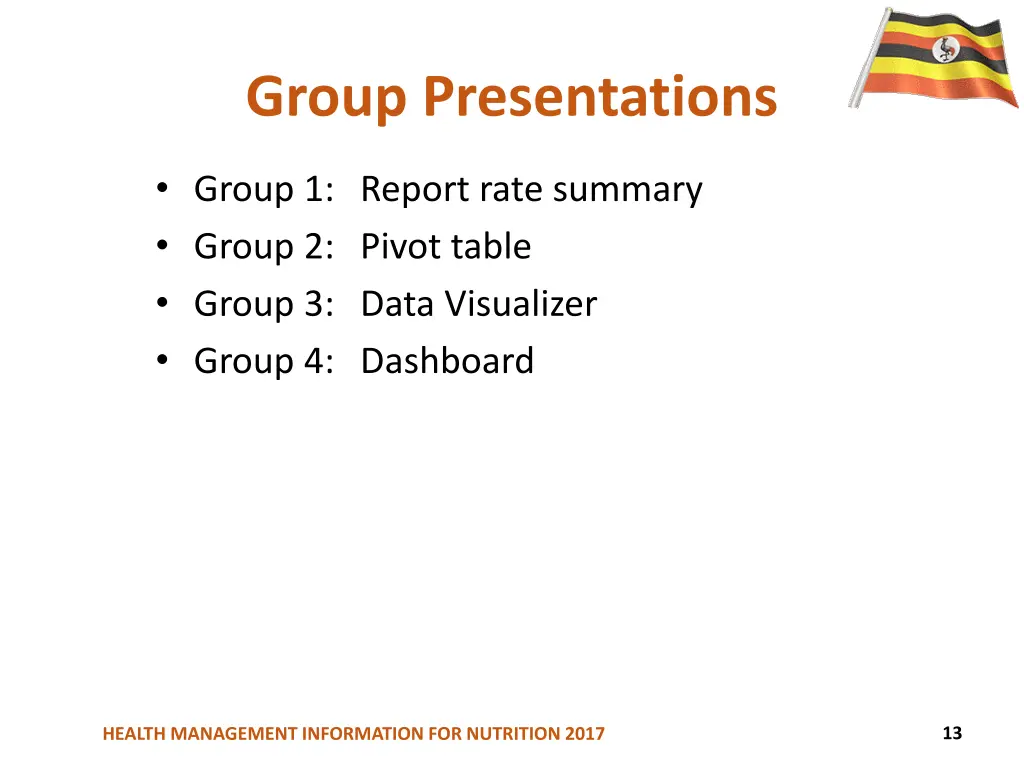 group presentations