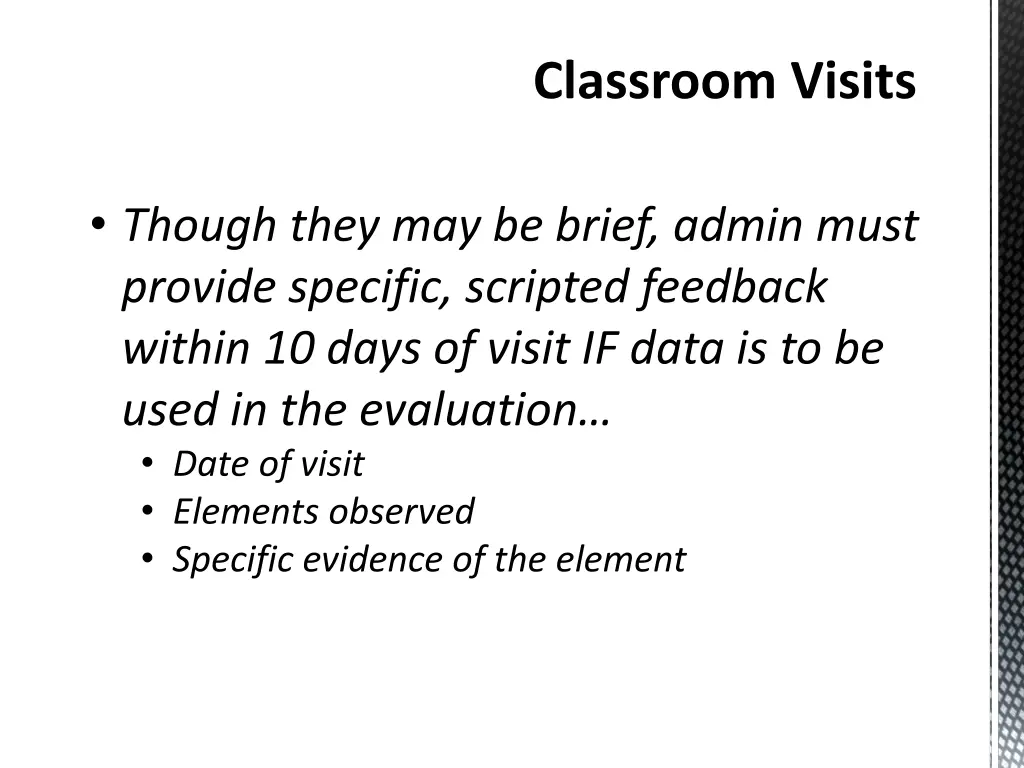 classroom visits 1