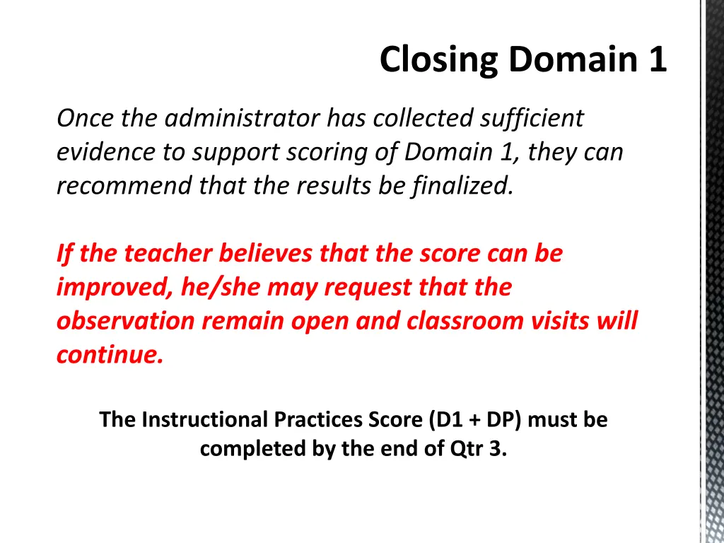 closing domain 1