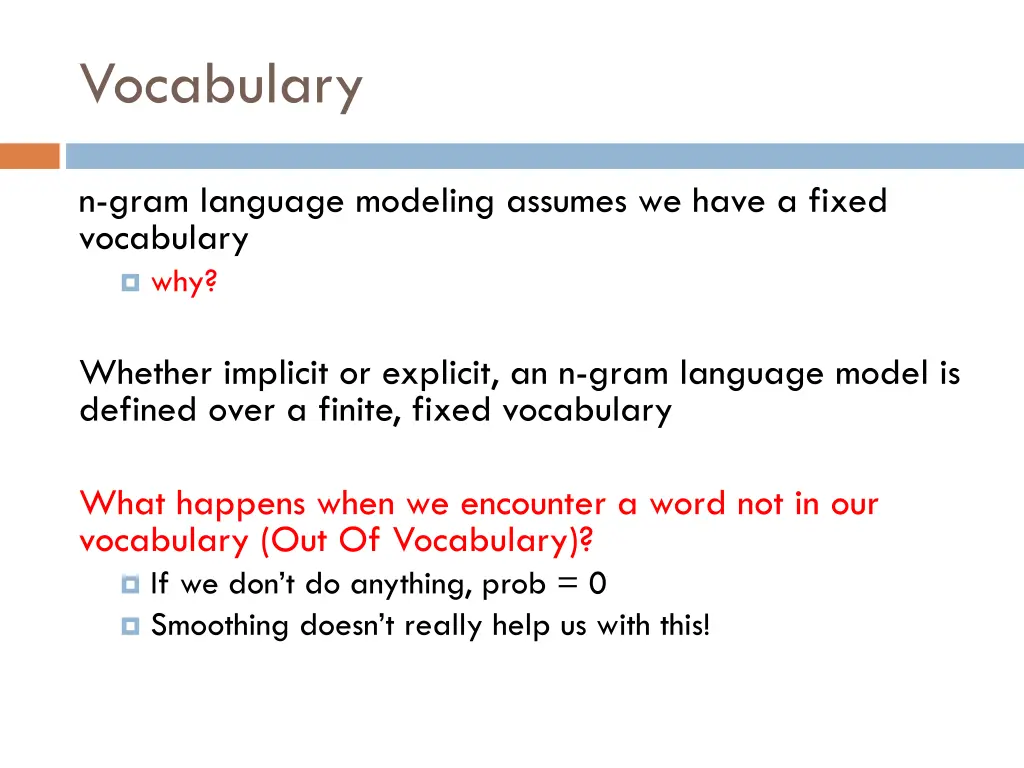 vocabulary