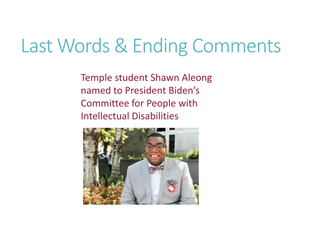 last words ending comments