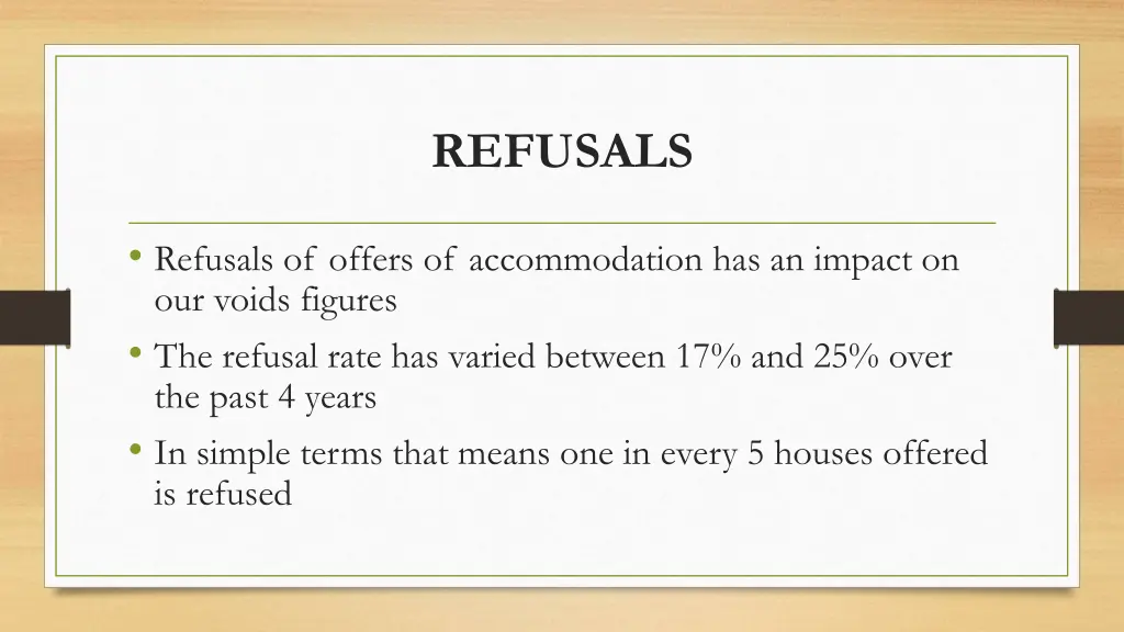 refusals