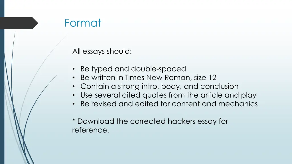 format